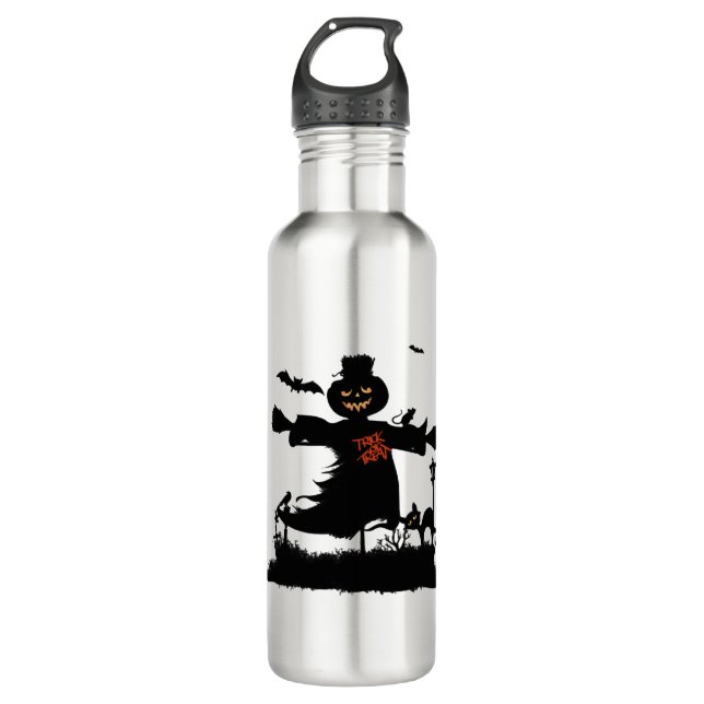 Hübsches Halbwunder-Design mit Schaukel Edelstahlflasche (Vorderseite)
