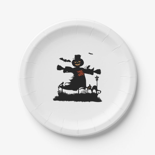Hübsches Halbwunder-Design mit Schaukel Pappteller (Vorderseite)