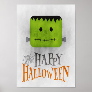 Hübsches Halloween-Dekor - Grunge Poster