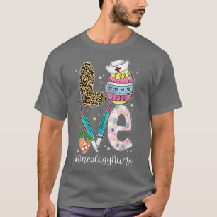 Hübsches Häschen Liebe Onkologie Krankenschwester T-Shirt