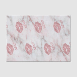 Hübsches Herz des Rosen-Imitat-Glitzer-XOXO Seidenpapier