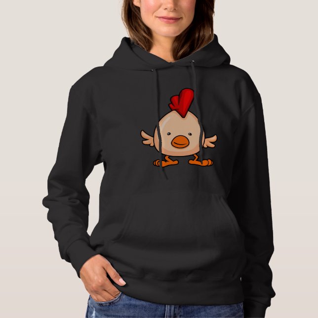 Hübsches Hühnchen Hoodie (Vorderseite)