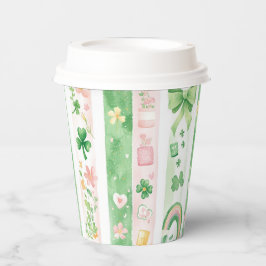 Hübsches irisches Muster Pappbecher