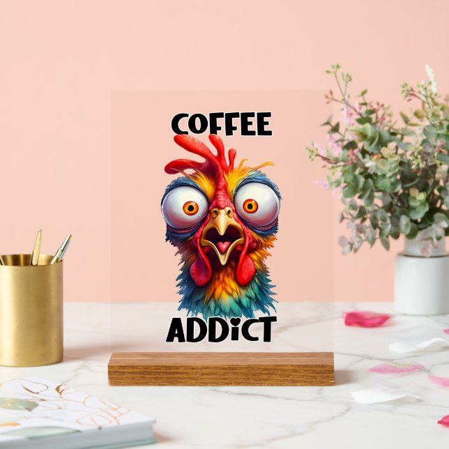 Hübsches Kaffeespezialistchen Acrylschild (Hochzeit)