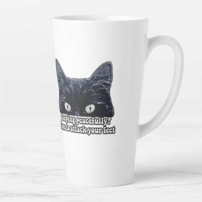 Hübsches Katzenmeme für Kätzchenbesitzer und Katze Milchtasse (Rechts)