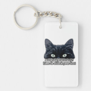Hübsches Katzenmeme für Kätzchenbesitzer und Katze Schlüsselanhänger