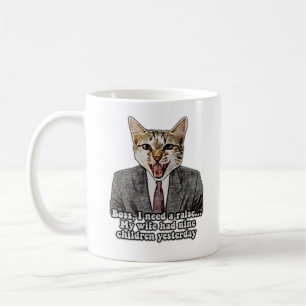 Hübsches Katzenmeme für Katzenbesitzer und Katzenb Kaffeetasse