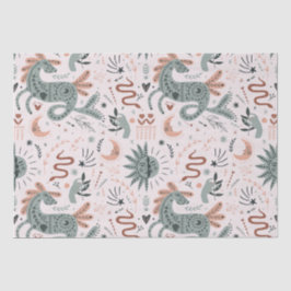 Hübsches Kindermuster in Rosa Moderne Wasserfarbe Seidenpapier