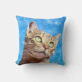 Hübsches Kittendesign Kissen