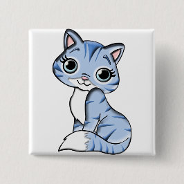 Hübsches Kitty-Abzeichen Button