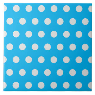 Hübsches klassisches Polka dot pattern Tile Fliese