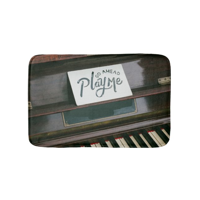Hübsches Klavier Badematte (Vorderseite)