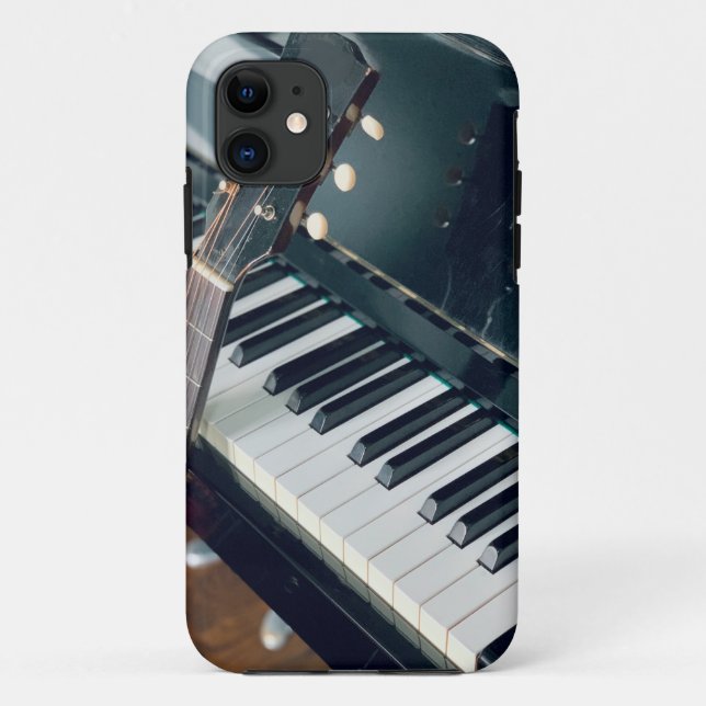 Hübsches Klavierdesign Case-Mate iPhone Hülle (Rückseite)