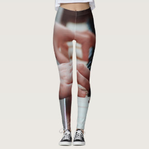 Hübsches Klavierdesign Leggings