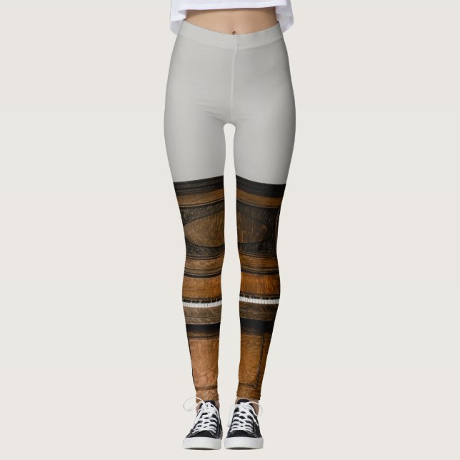 Hübsches Klavierwerk Leggings (Vorderseite)