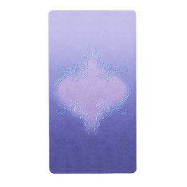 Hübsches Lila Apothekenetikett