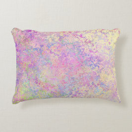 Hübsches lila Gold und rosa Textur Dekokissen