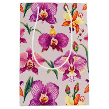 Hübsches Lila Orchid-Muster