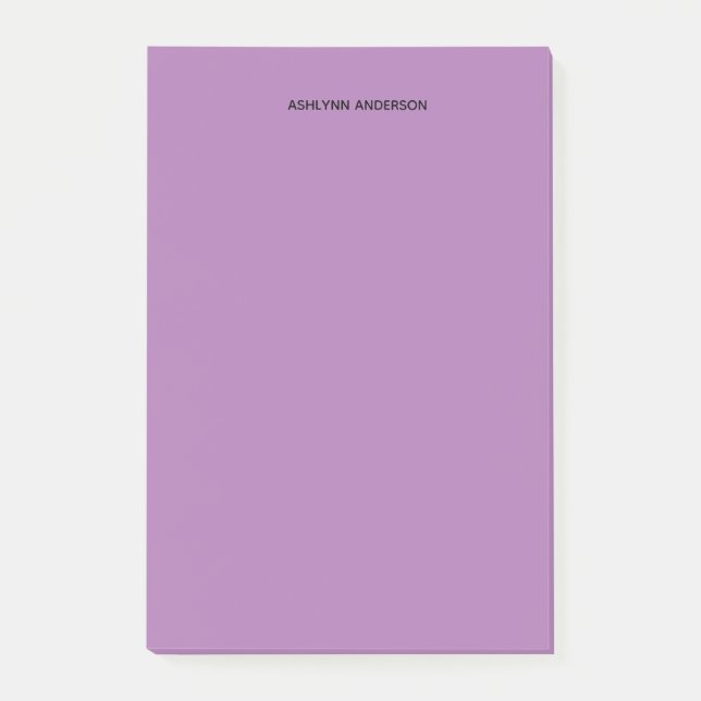 Hübsches Lila Post-it Klebezettel (Vorderseite)