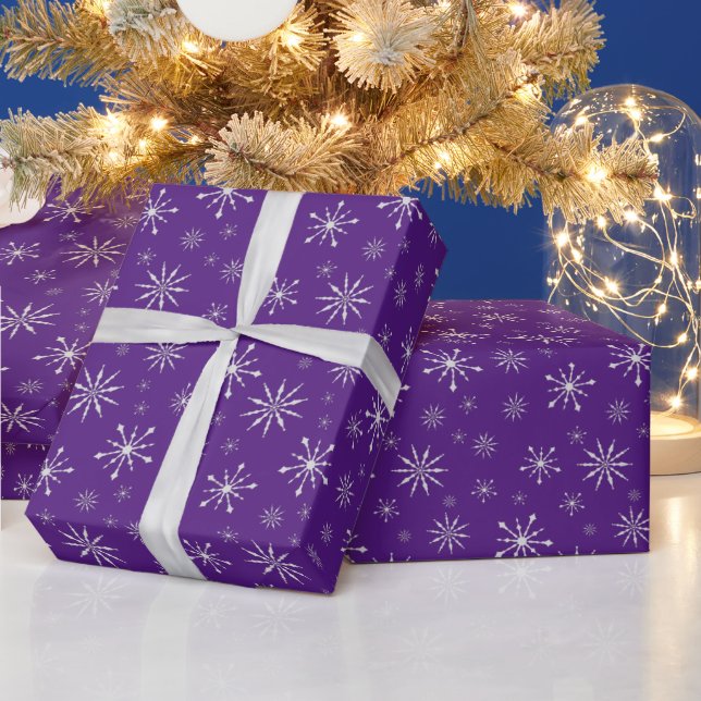 Hübsches Lila Urlaubspapier Geschenkpapier (Feiertage)