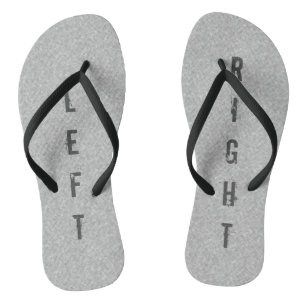 Hübsches, LINKS Graugrau Flip Flops