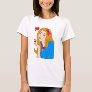 Hübsches Mädchen T-Shirt