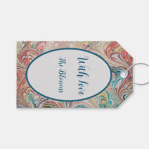 Hübsches Marbellpapier Personalisierte Geschenkmar