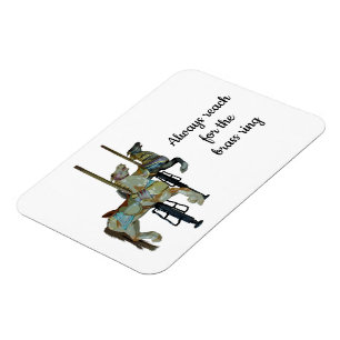 Hübsches Merry Go Round Carousel Pferd flexibel Magnet