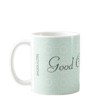 Hübsches Minzmuster Gute Kaffee-Tasse