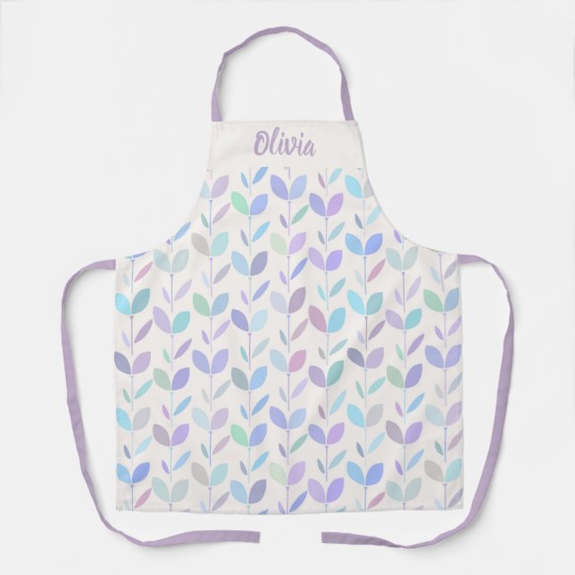 Hübsches Mittelalter Modernes Leaf-Muster Schürze (Vorderseite)