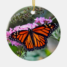 Hübsches Monarch Butterfly-Foto Keramik Ornament