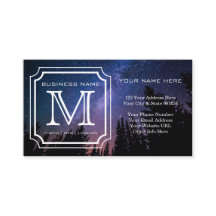 Hübsches Monogramm-schönes LandschaftsFoto einfach