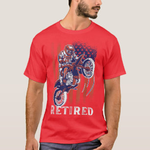 Hübsches Motorradgeschenk für müde Fahrradfahrer T-Shirt