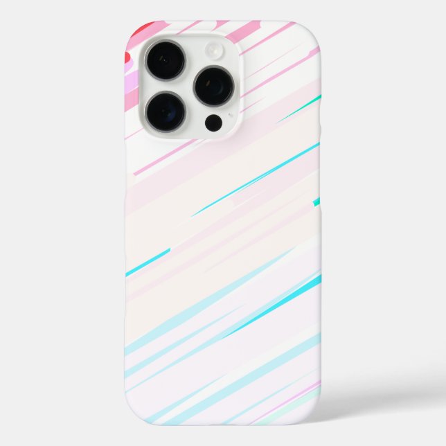 Hübsches Musterdesign iPhone 16 Pro Hülle (Rückseite)