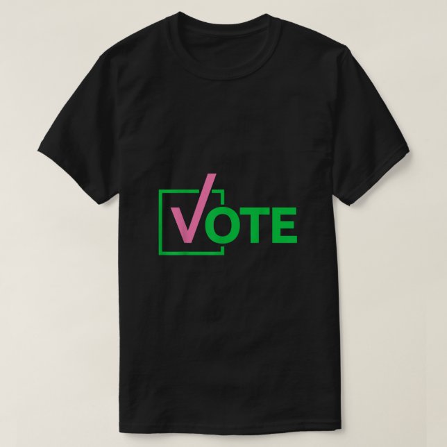 Hübsches niedliches aka vote tee (Design vorne)