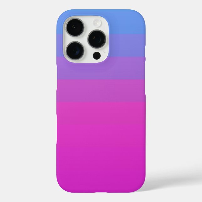 Hübsches Ombre-Design iPhone 16 Pro Hülle (Rückseite)