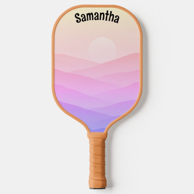 Hübsches Paddel personalisiert Pickleball Schläger (Vorderseite)