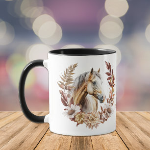 Hübsches Palomino Herbstkraut Tasse