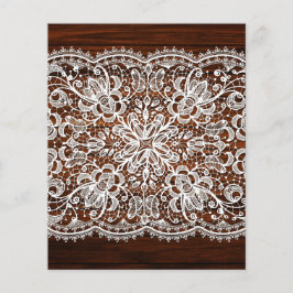 Hübsches Papier für Spitzen- und Rustikalholz