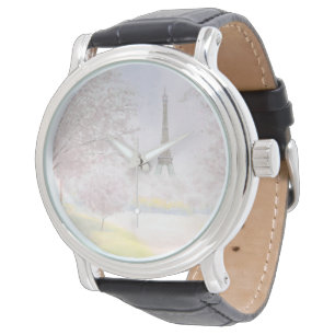 Hübsches Paris in den Pastellen Armbanduhr