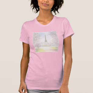 Hübsches Paris in den Pastellen T-Shirt
