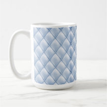 HÜBSCHES PASTEL BLAU TUFTED LOOK DIAMOND PATTERN