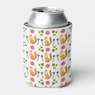 Hübsches Pastell Foxy-Blumenmuster Dosenkühler