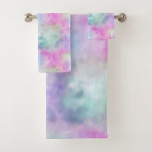 Hübsches Pastell Rainbow Cloud BATHROOM TOWEL SET