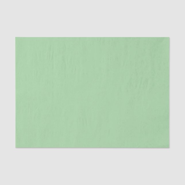 Hübsches Pastellgrün Seidenpapier (Vorderseite)