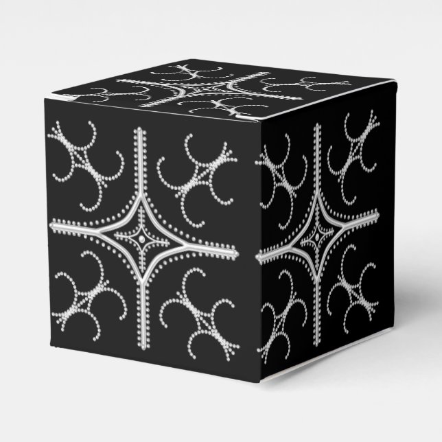 Hübsches Pearly Classic 2x2 Gastgeschenk Box Geschenkschachtel (Vorderseite)
