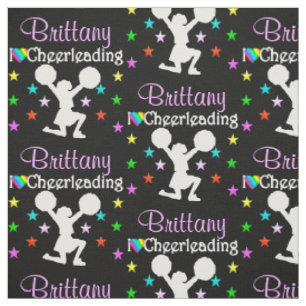 HÜBSCHES PERSONALISIERT I LIEBE CHEERLEADFABRIC STOFF