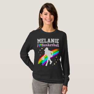 HÜBSCHES PERSONALISIERTES BASKETBALL GIRL T SHIRT