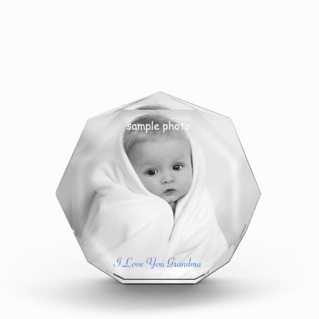 Hübsches, Personalisiertes, benutzerdefiniertes Fo Fotoblock (Vorderseite)