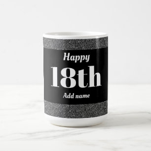 Hübsches personalisiertes Geburtstagsgeschenk 18.  Kaffeetasse